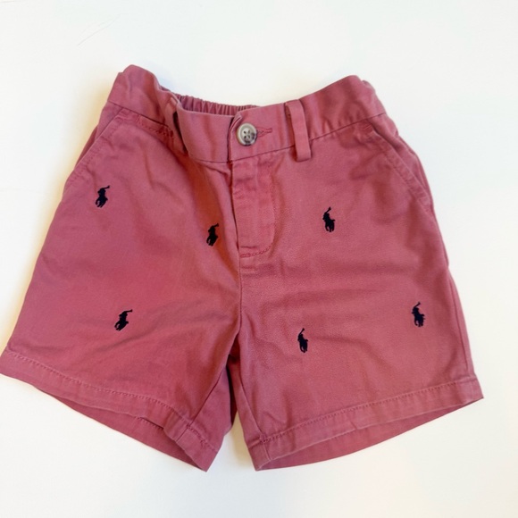Ralph Lauren Polo Boy’s Rose Chino Shorts Size 18 Months. - Picture 1 of 6